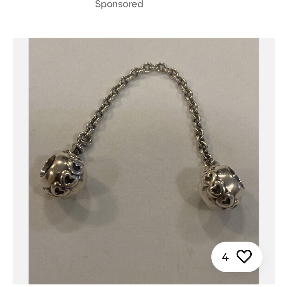 Silver Heart Chain Bracelet